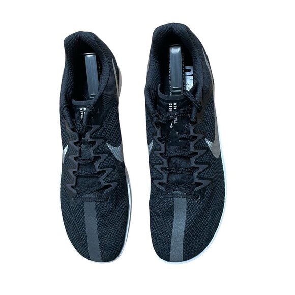 NIKE ZOOM RIVAL DISTANCE BLACK TRACK SPIKES DC8725-001 MENS SIZE 12.5 NEW BLACK - Picture 5 of 9